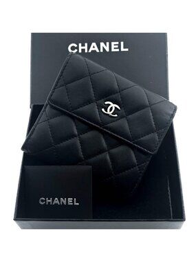 Chanel Super Wallet Quilted Hook Bifold
